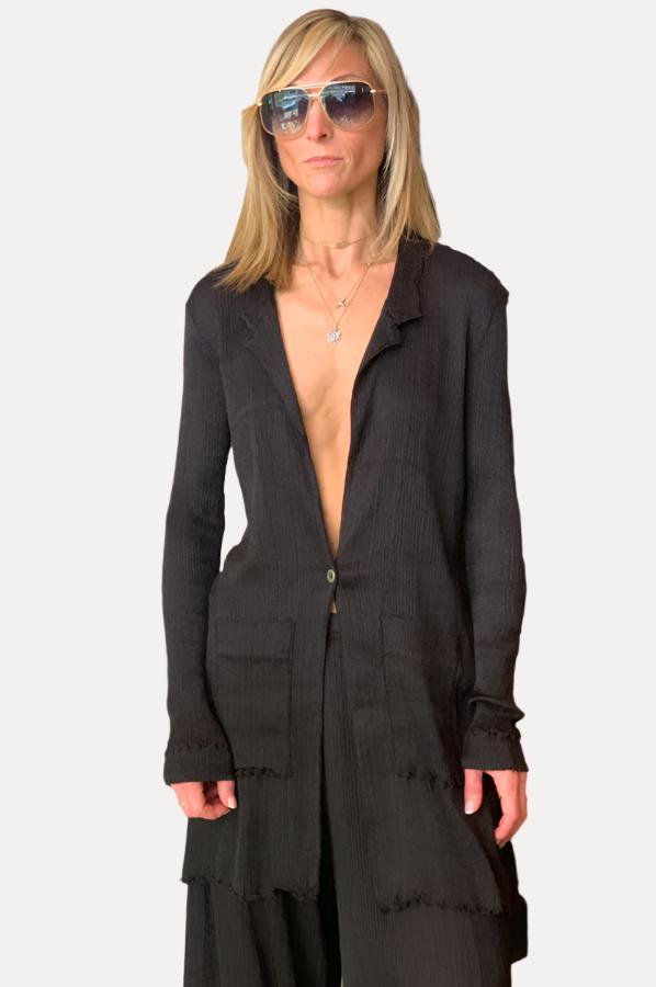 Long Blazer - Black by Transit Par-Such | 25 South Boutiques