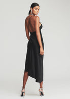 Emma Silk Dress - Black by SER.O.YA — alternate view