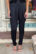Harris Straight Leg Pant - Black by Ramy Brook — view 5