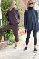 Mockneck Blouse - Black by Kristensen — view 5