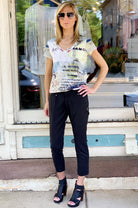 Jacqueline Capri Pants - Black by Masons — alternate view
