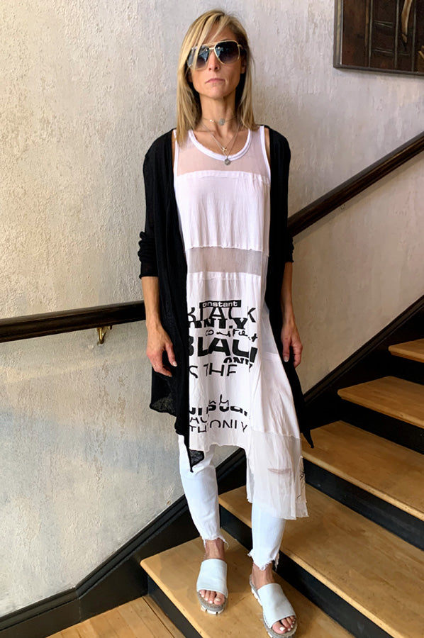 Varra Tunic - White by Studio B3 — view 3