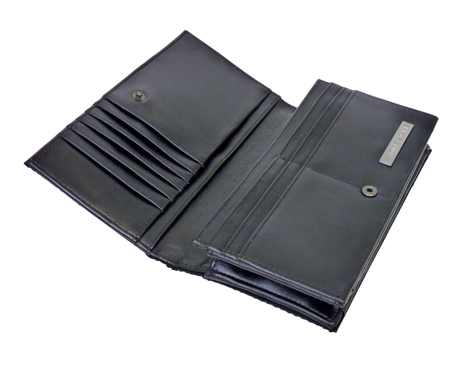 Travel Wallet - Black by Whiting & Davis — alternate view