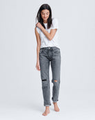 Rosa Mid Rise Boyfriend - Black Magic by Rag & Bone | 25 South Boutiques