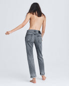 Rosa Mid Rise Boyfriend - Black Magic by Rag & Bone — view 3