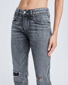 Rosa Mid Rise Boyfriend - Black Magic by Rag & Bone — view 5