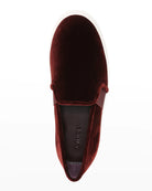 Blair Velvet Sneaker - Pinot by Vince — view 4