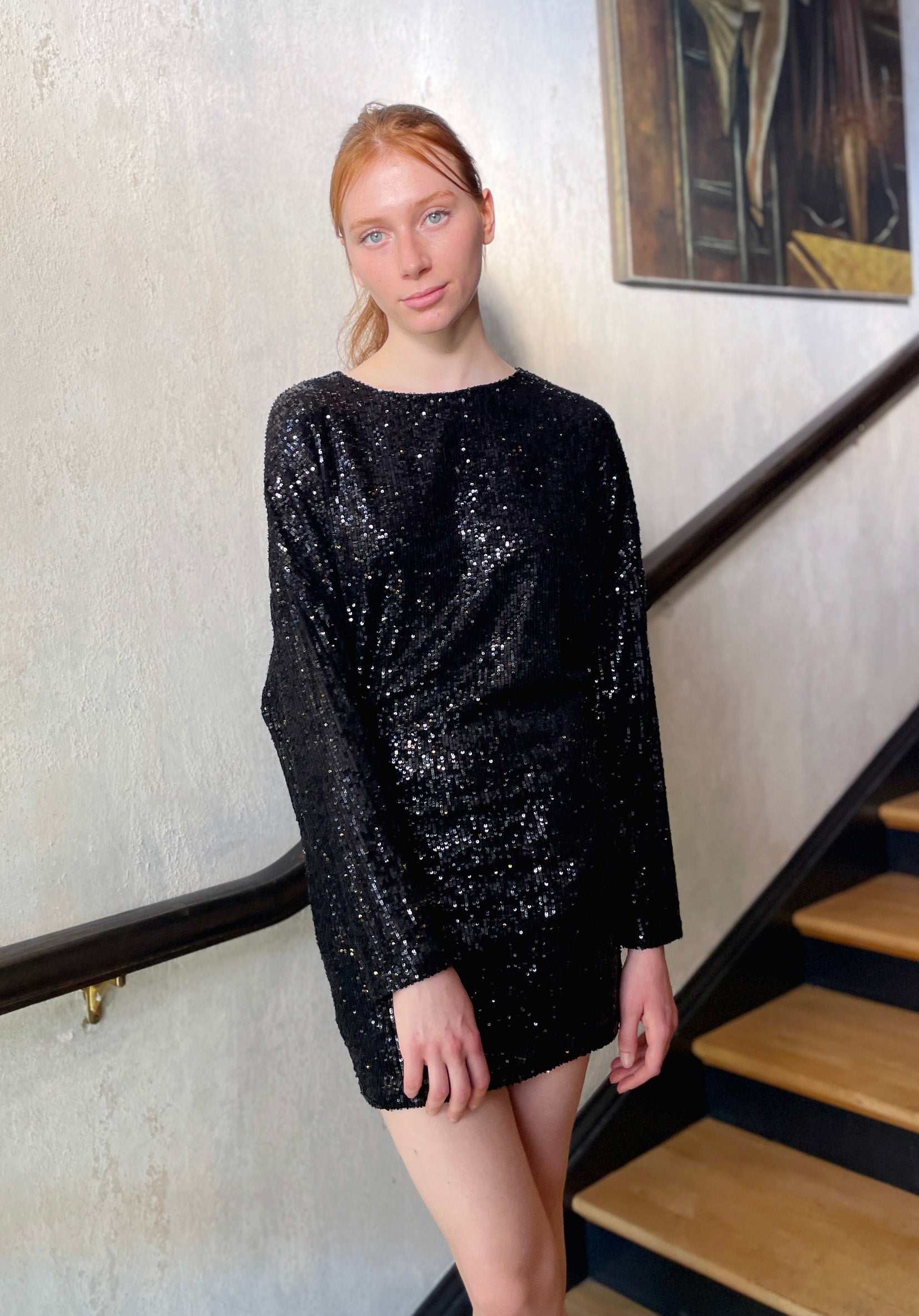 Salome Mini Dress - Black by In the Mood for Love — alternate view
