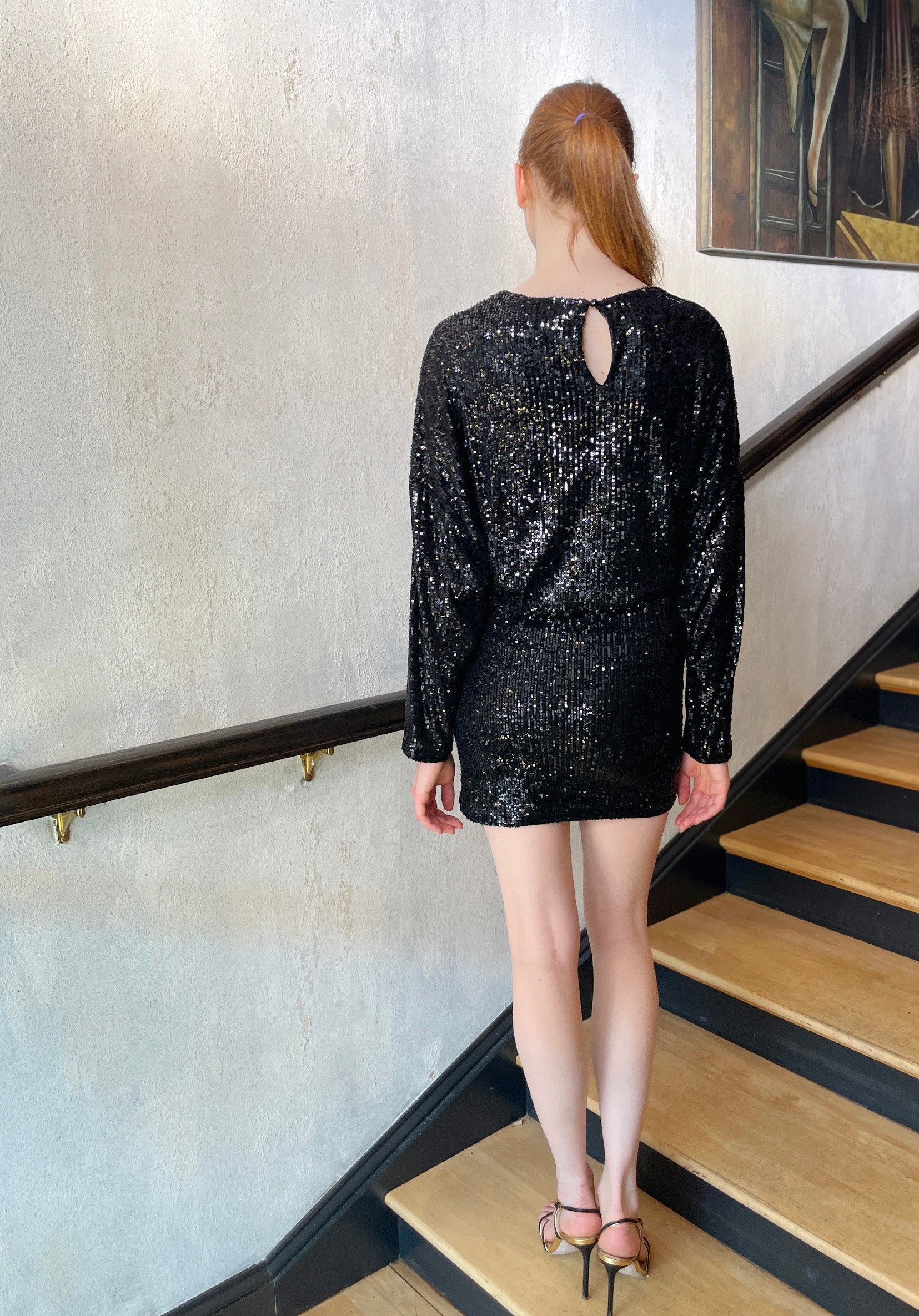 Salome Mini Dress - Black by In the Mood for Love — view 3