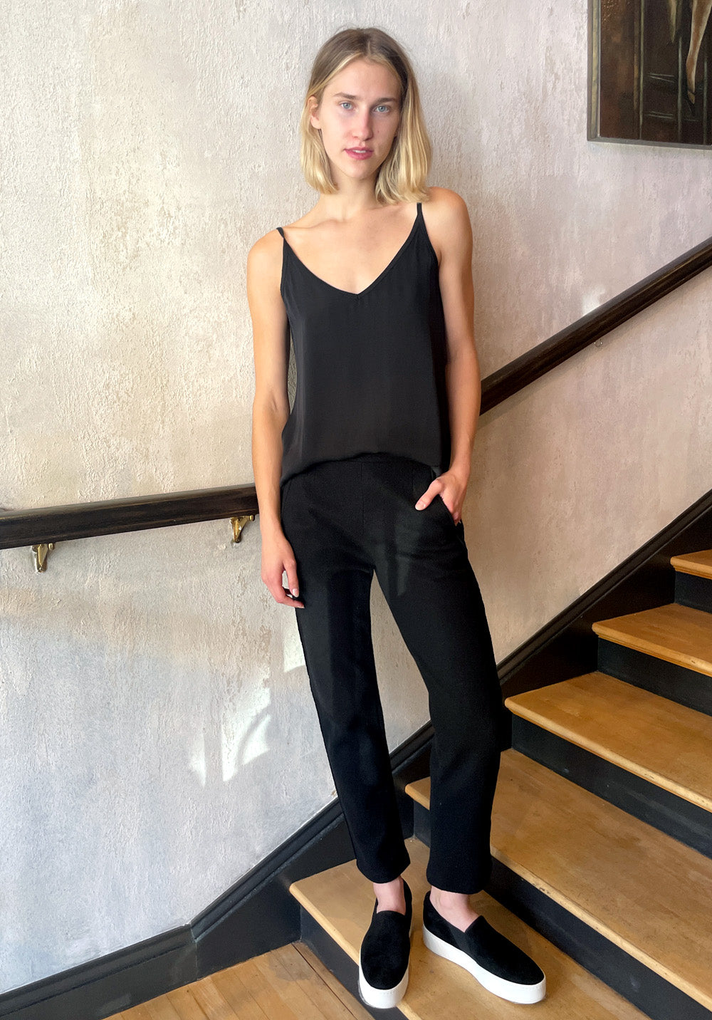 Silk Tank - Black by Private 0204 — view 3