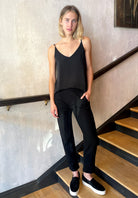 Silk Tank - Black by Private 0204 — view 3
