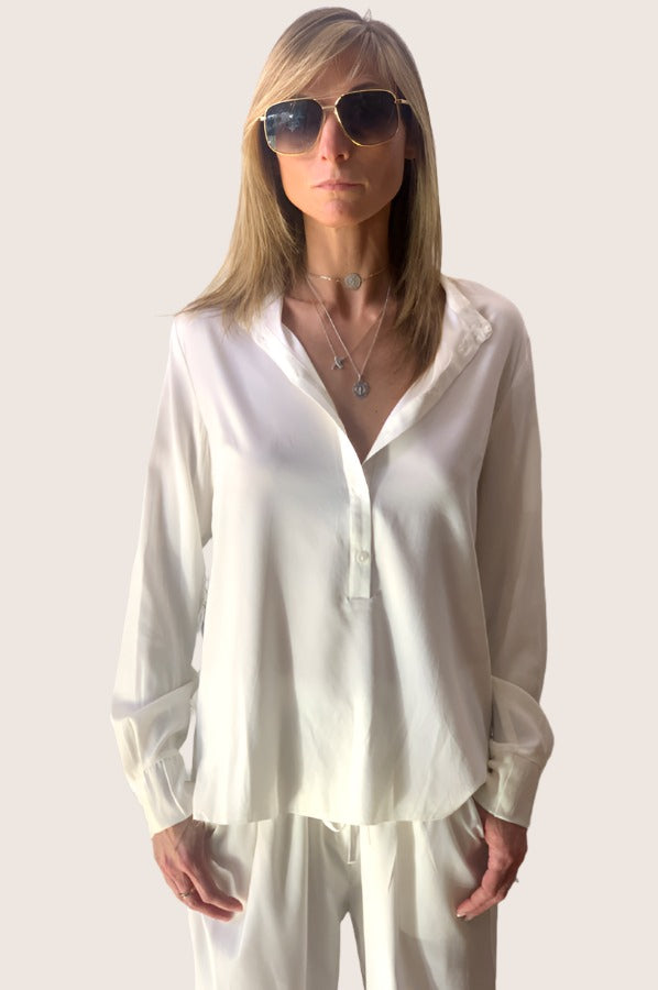 Henley - White by Kristensen | 25 South Boutiques