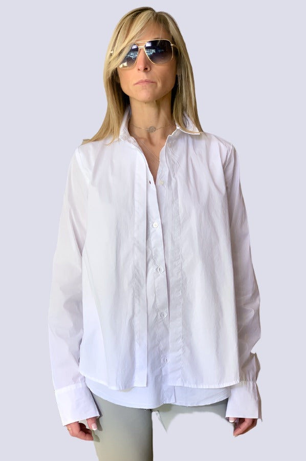 Double Shirt - White by Kristensen | 25 South Boutiques