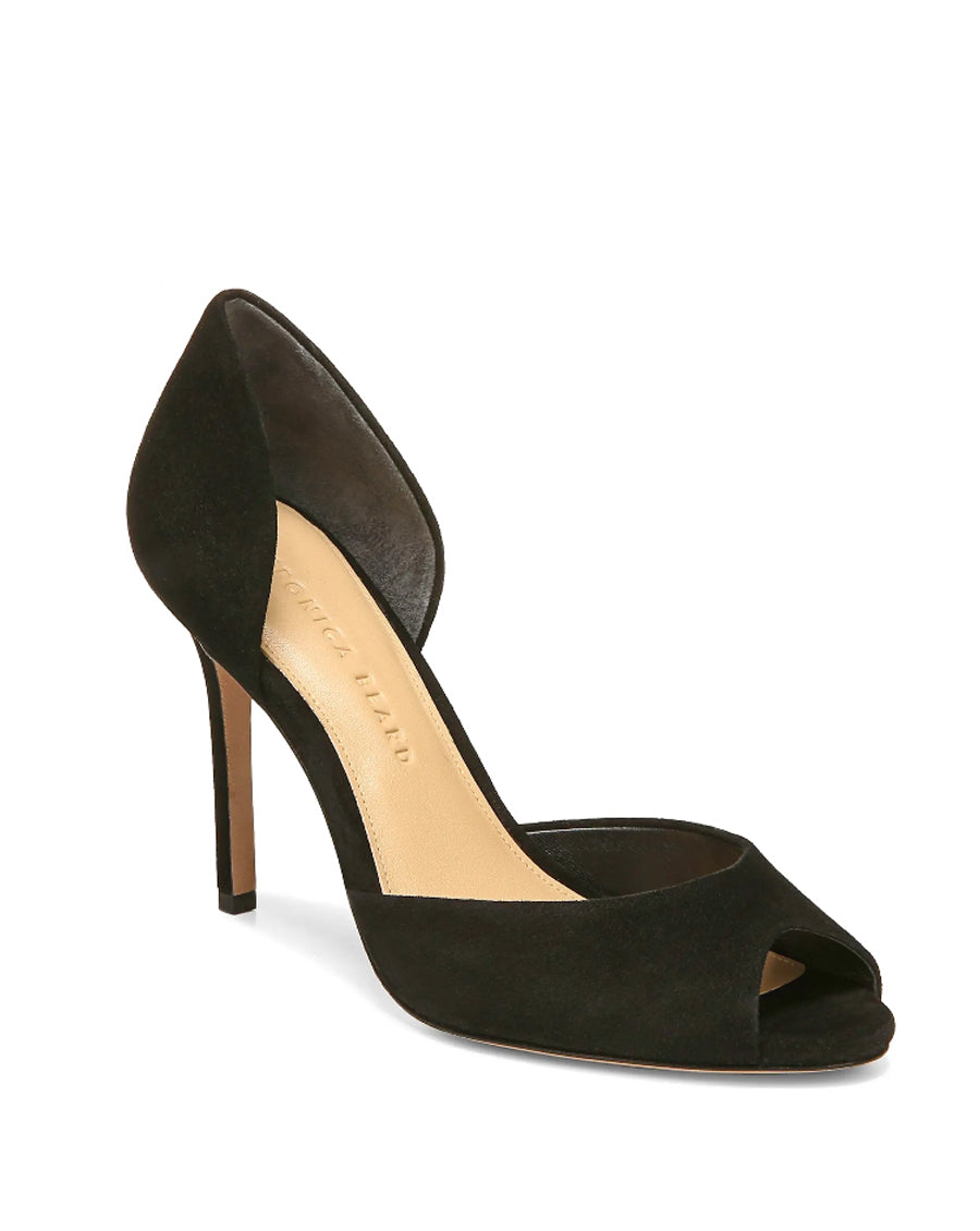 Gadot Peep Toe Pump - Black by Veronica Beard — alternate view