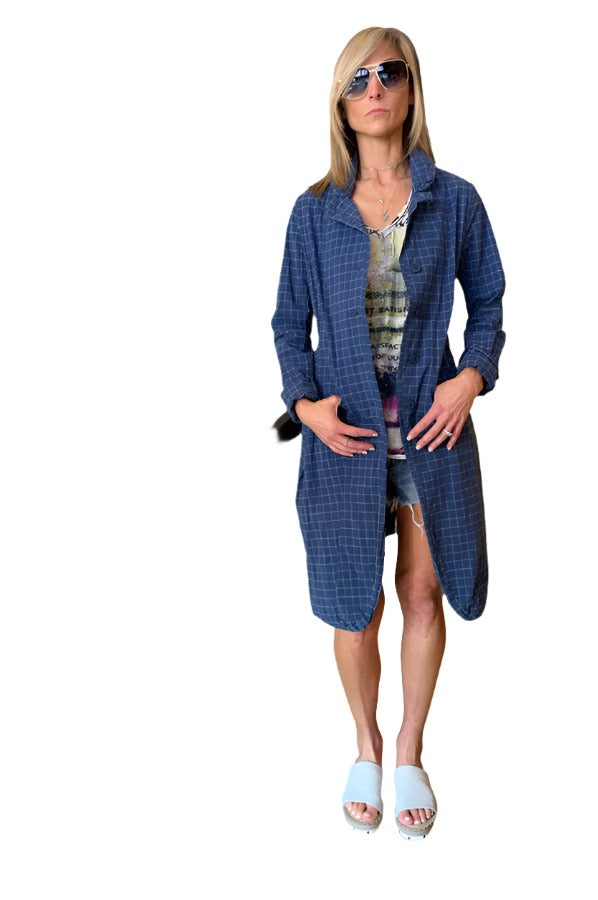 Line Jacket - Blue by Rundholz | 25 South Boutiques