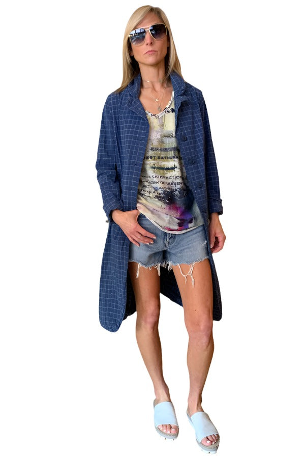 Line Jacket - Blue by Rundholz — alternate view