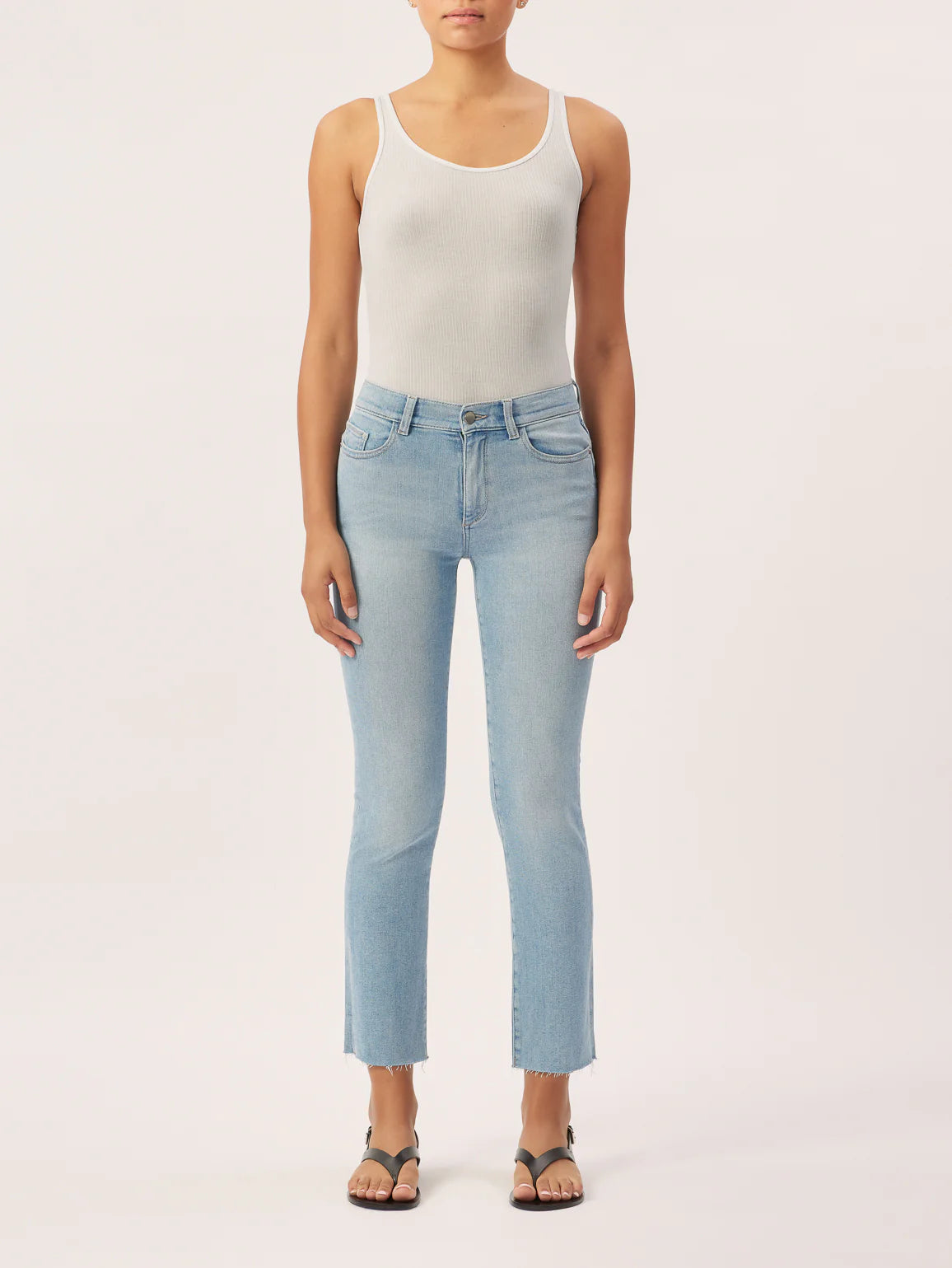 Mara Straight Mid Rise Instasculpt Ankle - Blue Bay by DL1961 | 25 South Boutiques