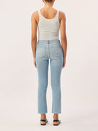 Mara Straight Mid Rise Instasculpt Ankle - Blue Bay by DL1961 — alternate view