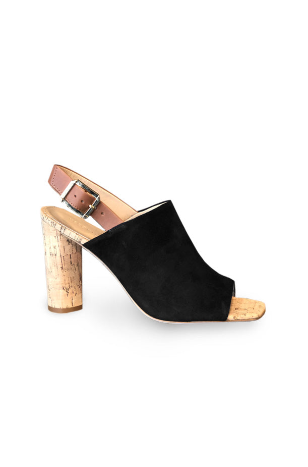 Bodhi Suede Sandal - Black by Veronica Beard | 25 South Boutiques