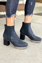 Ruba Clog Boot - Black Leather by Coclico — view 3