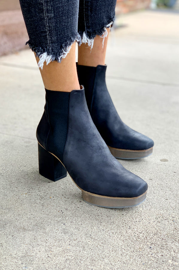 Ruba Clog Boot - Black Leather by Coclico — alternate view