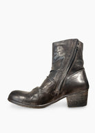 Double Zip Leather Boot - Todi Wash by Shoto — alternate view