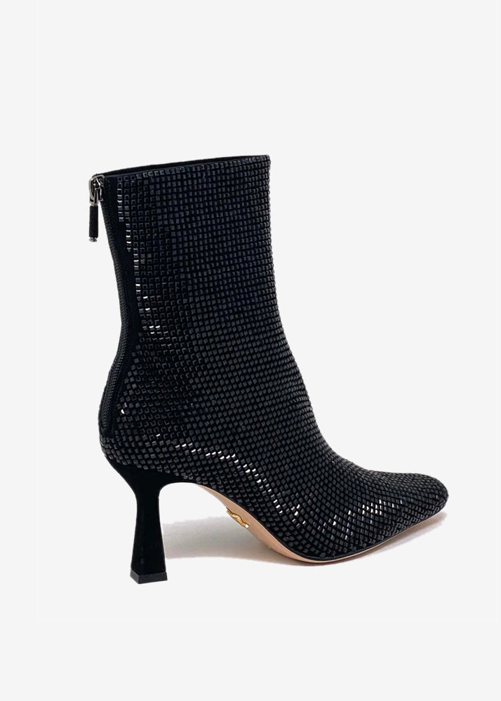 Sparkle Ankle Boot - Black by Lola Cruz — view 3