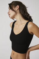 Solid Rib Brami - Black by Free People — alternate view