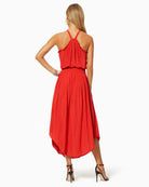 Chloe Dress - Bright Red by Ramy Brook — alternate view