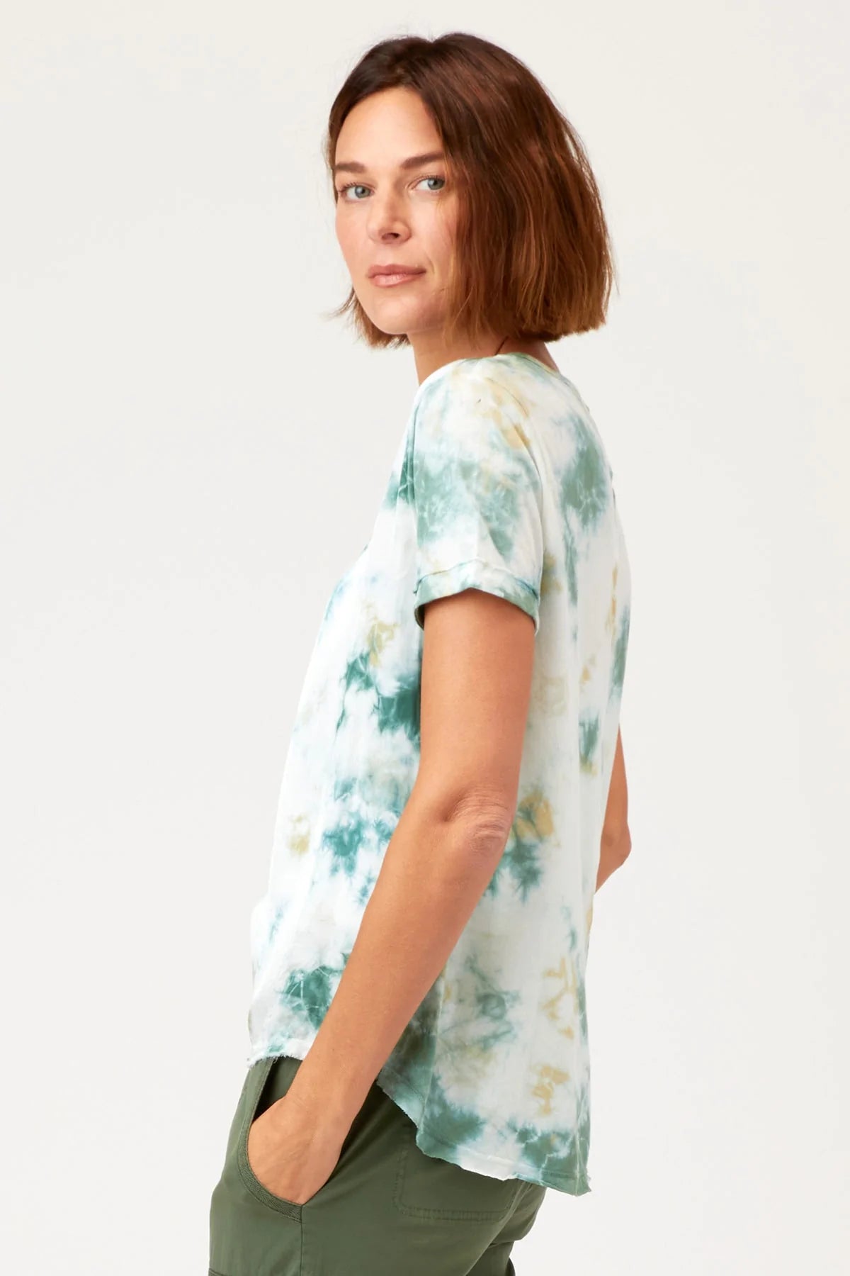 Renwick Tee - Brillance Wash Pampas by XCVI — alternate view