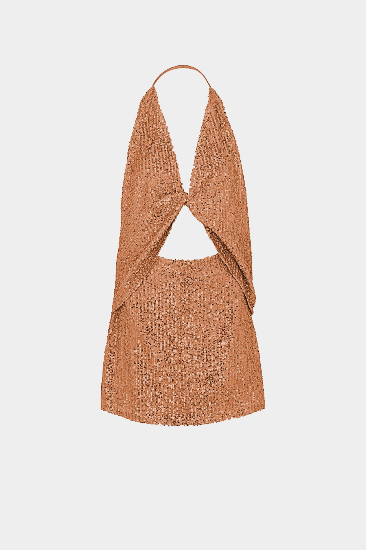 Asben Mini Dress - Bronze by In the Mood for Love — alternate view