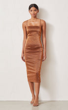 Bronze Baby Midi Dress - Copper by Bec & Bridge | 25 South Boutiques