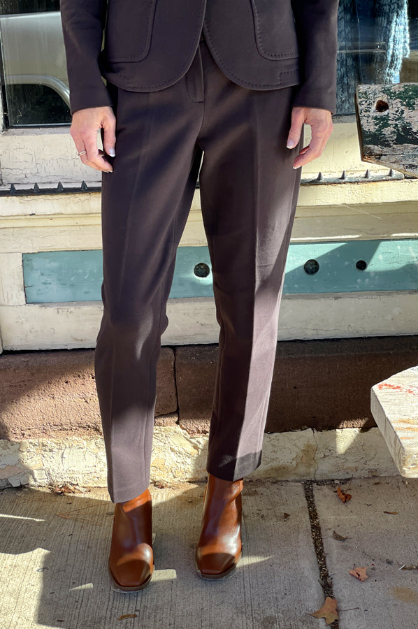 Cashmere Touch Chino Trousers - Caffe by Circolo — alternate view