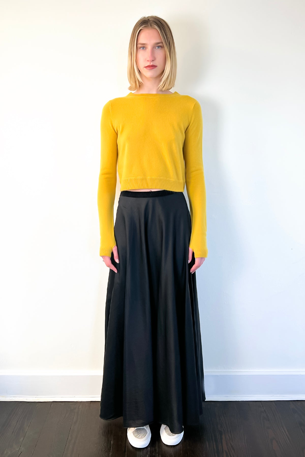 Alice Skirt - Black by Brazeau Tricot — alternate view