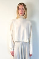 Swing Turtleneck - Creme by Brazeau Tricot | 25 South Boutiques