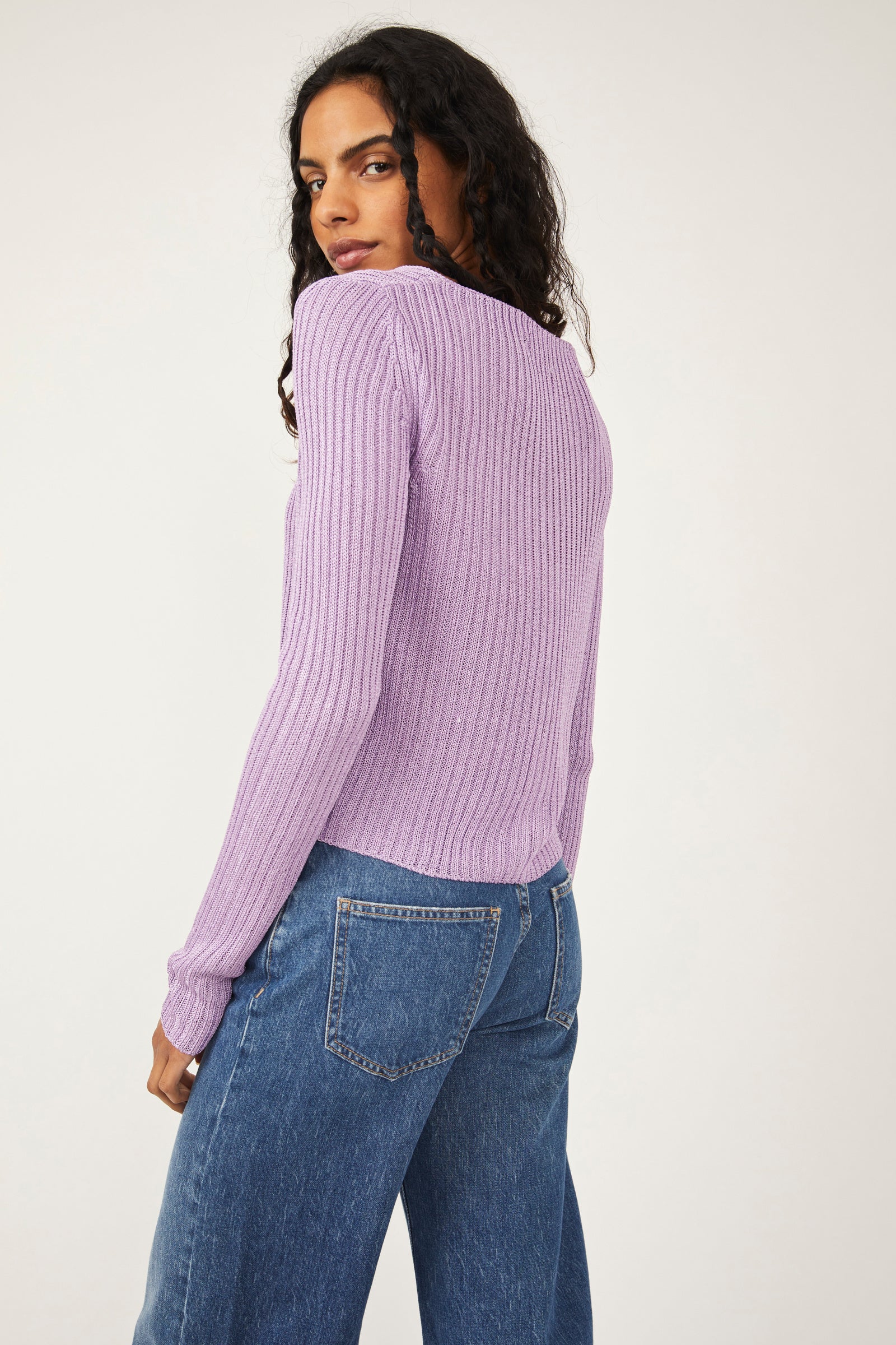 Game On Cardi - Butterfly Blush by Free People — view 3