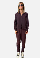Oversize Fit Trousers - Burgundy by Transit Par-Such | 25 South Boutiques