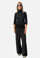 Checked Palazzo Trousers - Burgundy by Transit Par-Such | 25 South Boutiques
