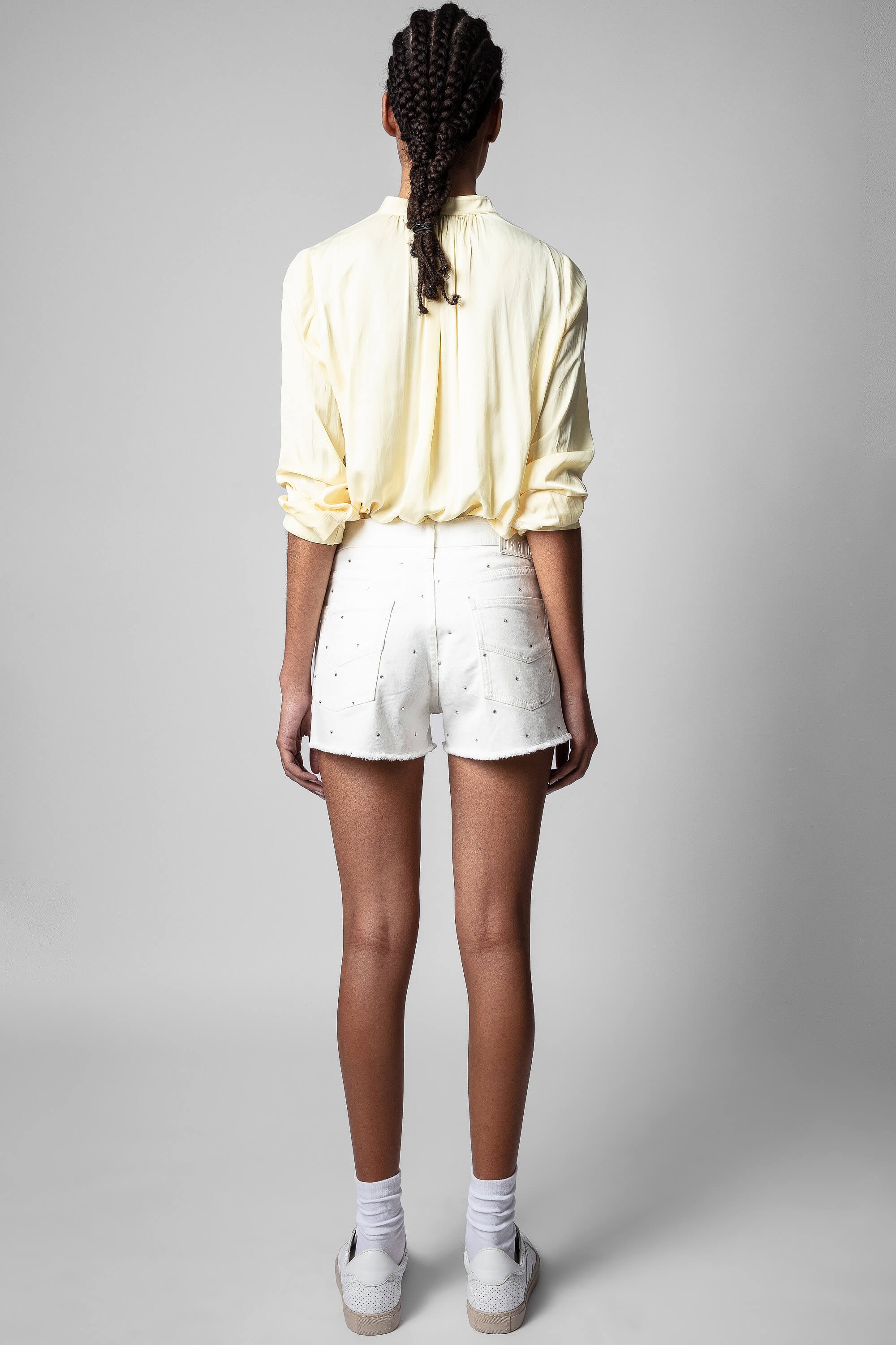 Tink Satin Tunic - Butter by Zadig & Voltaire — alternate view