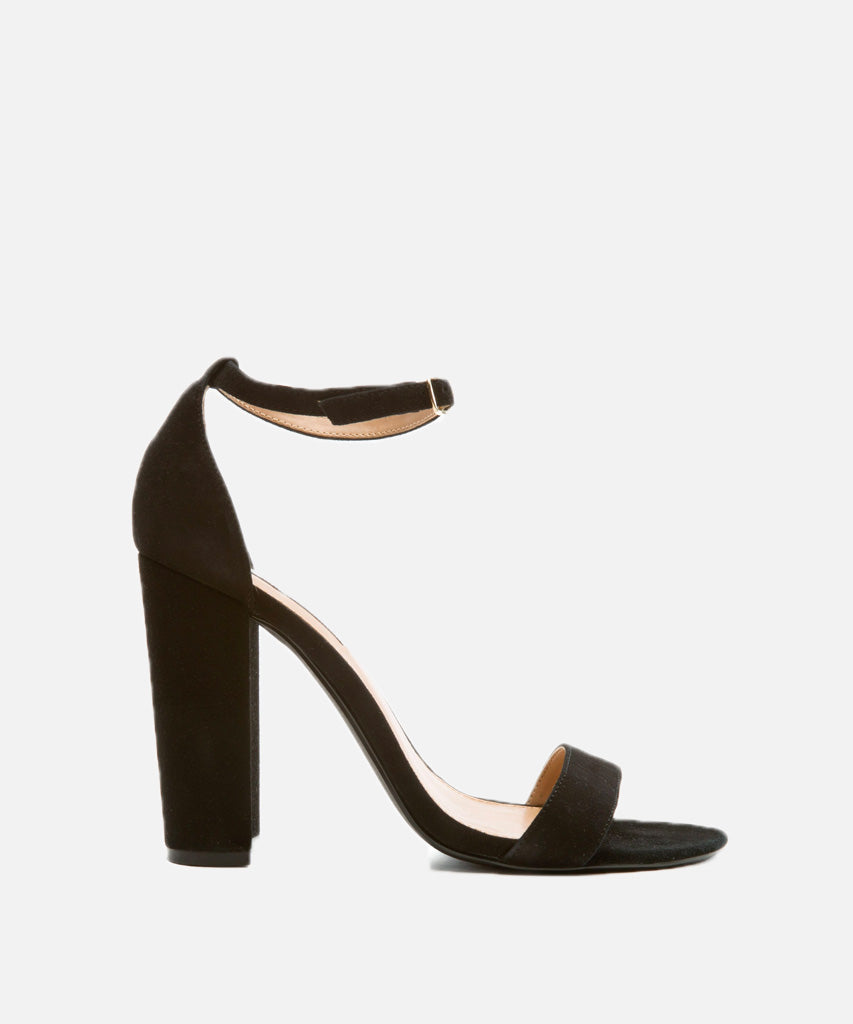 Carrson Heel - Black Suede by Steve Madden | 25 South Boutiques