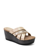 Shay Wedge - White Gold Sheen by Calleen Cordero — alternate view
