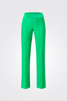 Flower Crochet Trousers - Green by Cambio — view 3