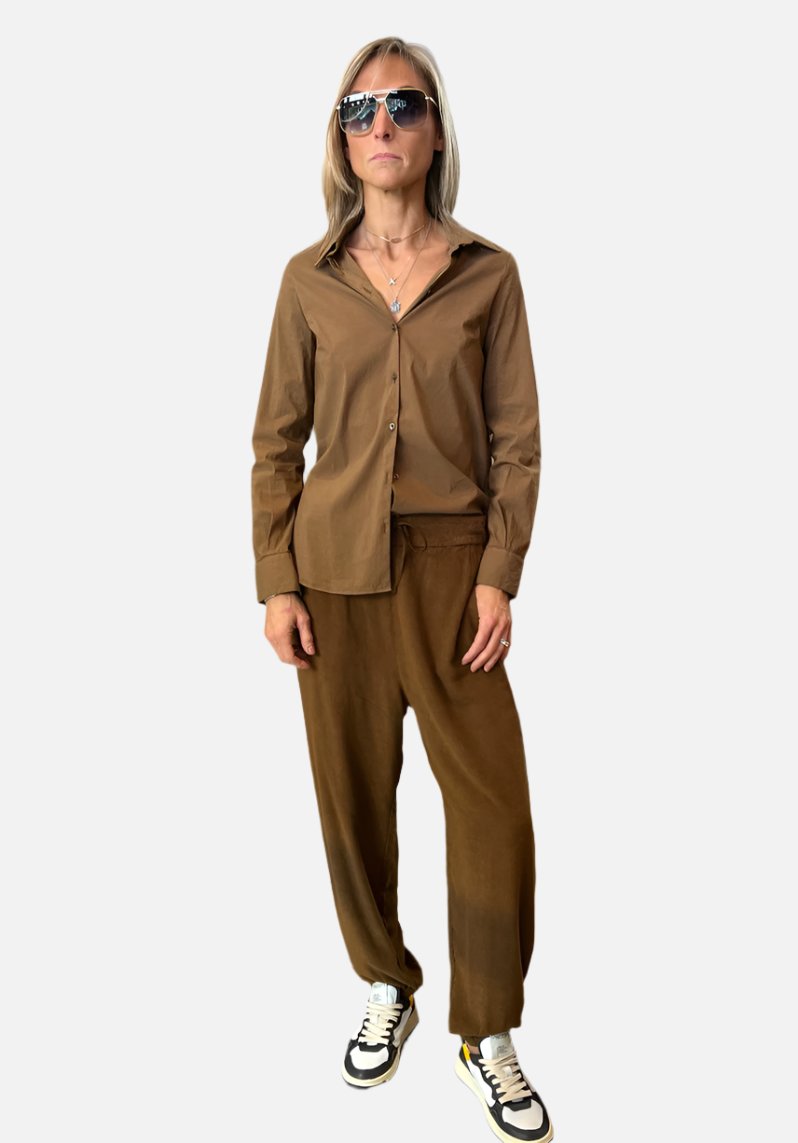 Comfort Fit Pants - Tabac by Tandem | 25 South Boutiques