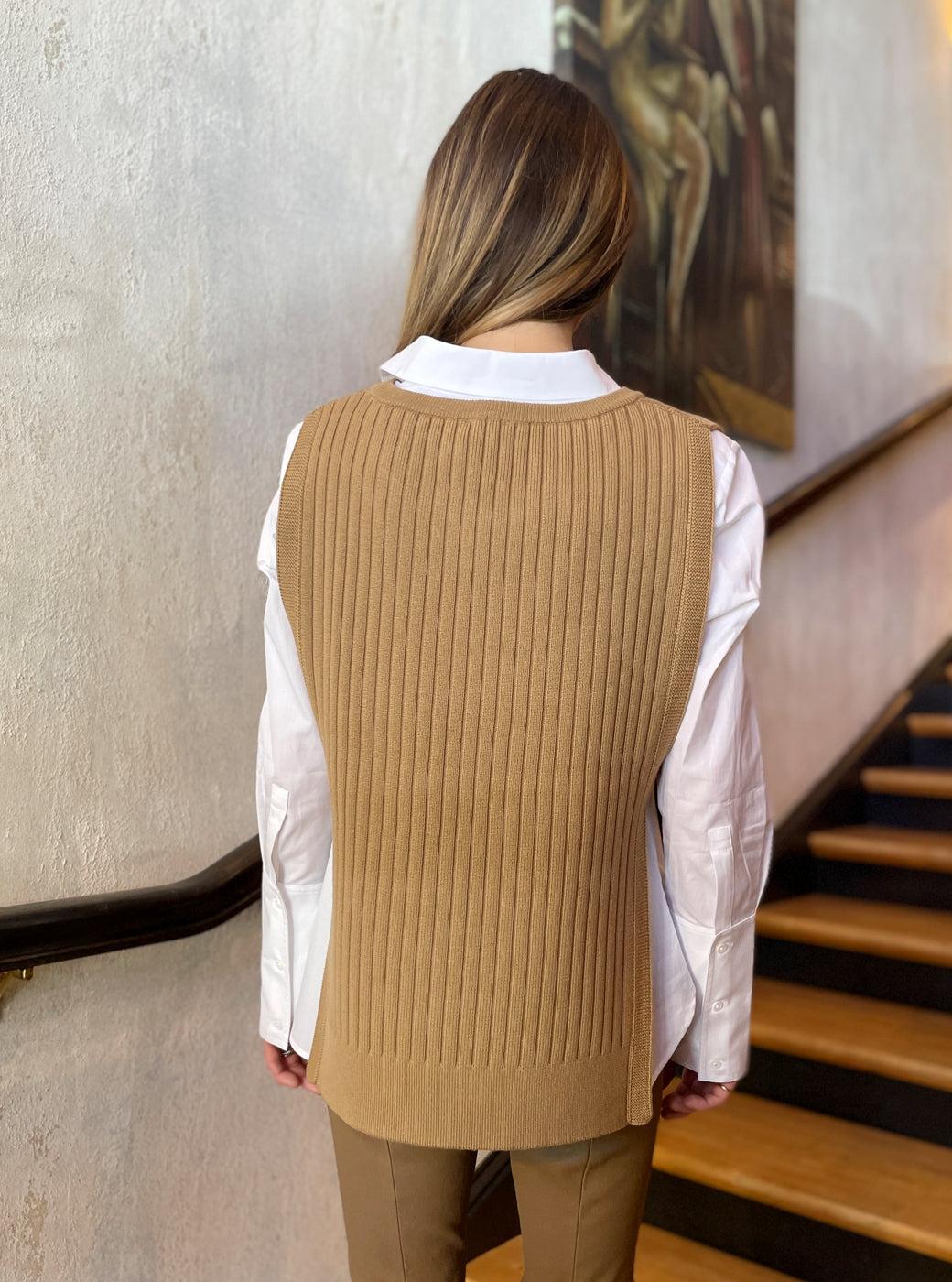 Irvin Sweater - Camel by Hana San — alternate view