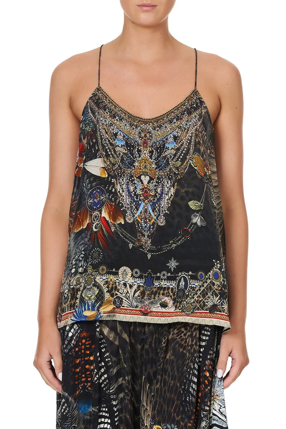 T Back Shoe String Cami - Treasure Chaser by Camilla — view 4