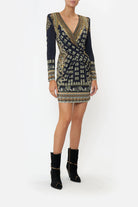 V Neck Cross Front Dress - Its All Over Torero by Camilla | 25 South Boutiques