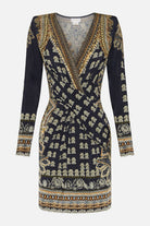 V Neck Cross Front Dress - Its All Over Torero by Camilla — view 6