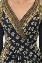 V Neck Cross Front Dress - Its All Over Torero by Camilla — view 3