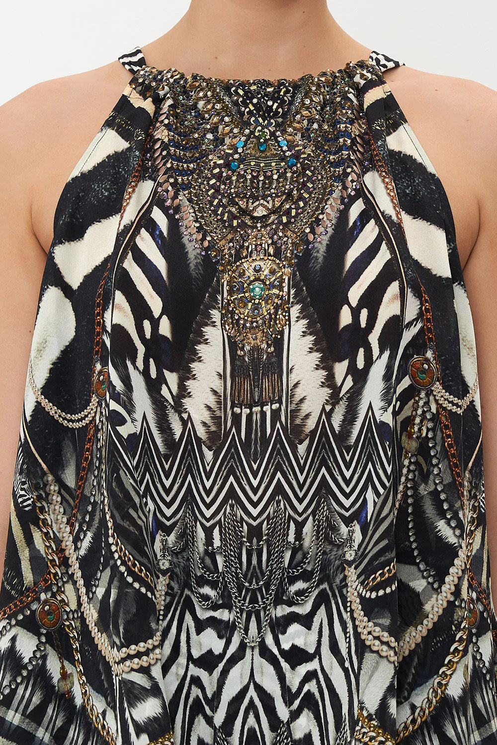Drawstring Neck Tank - Knight of the Wild by Camilla — alternate view