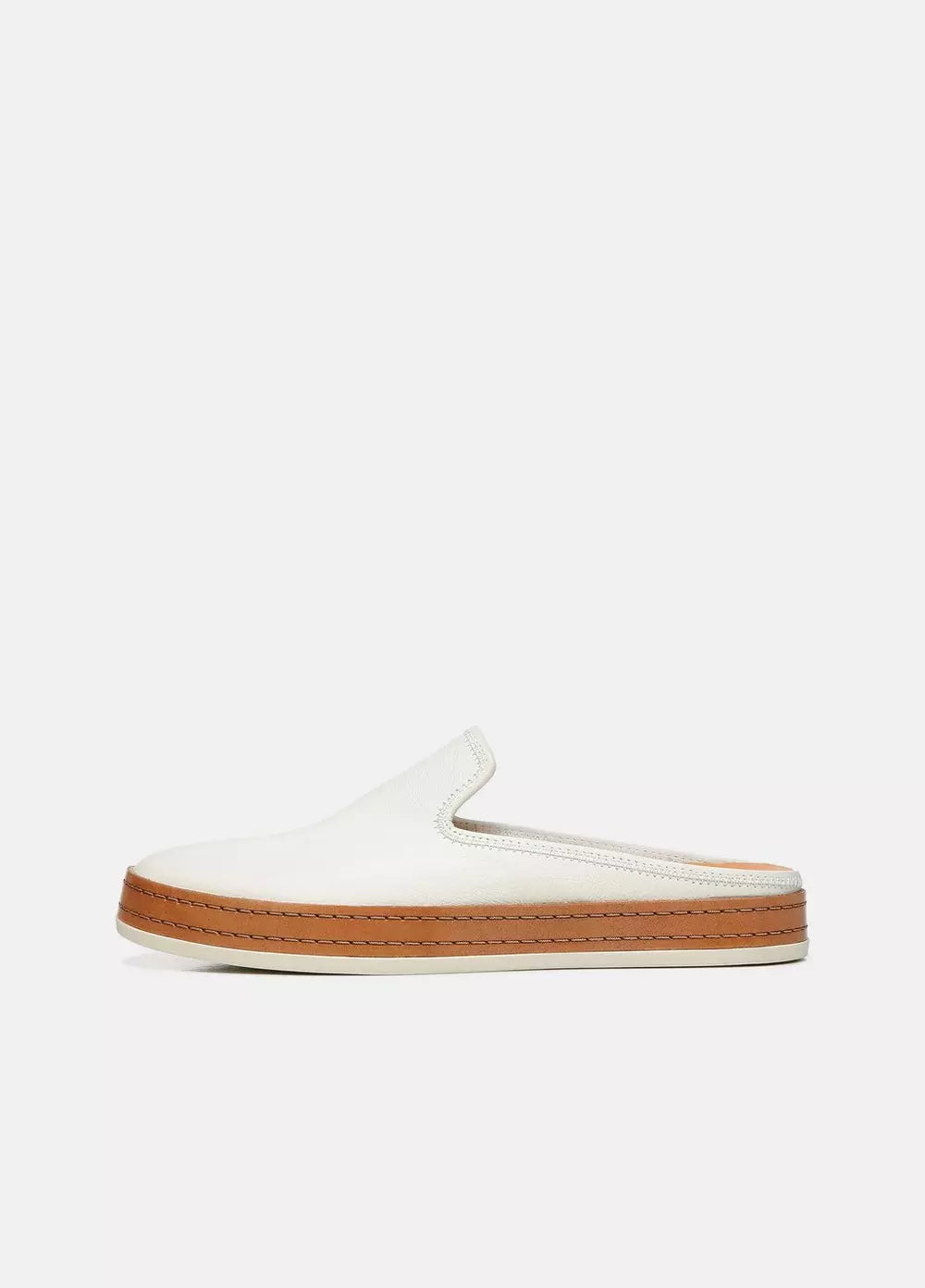 Canella Slip On Sandals - Optic White by Vince — view 3